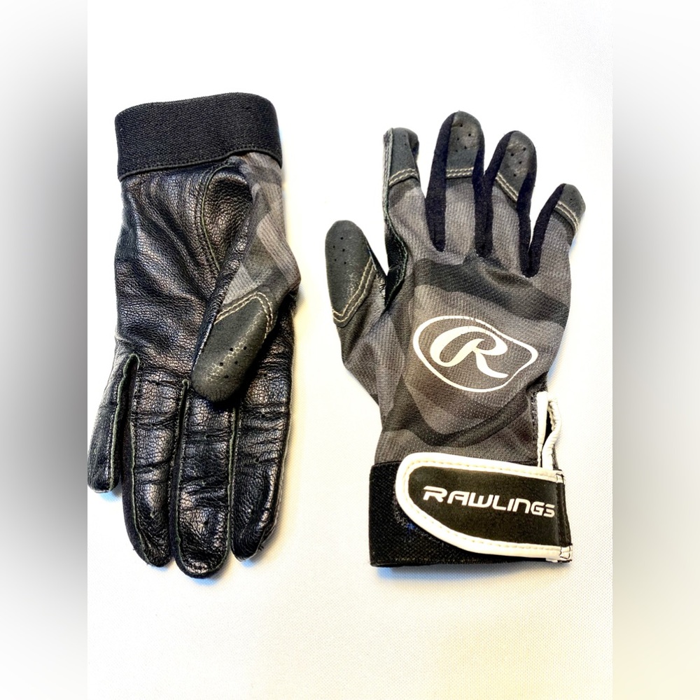 Rawlings Prodigy T-Ball Batting Gloves Black/White Adjustable sport unisex
